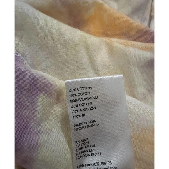 Urban Outfitters Pastel Tie Dye V-Back Muscle Tank size M - Picture 9 of 9